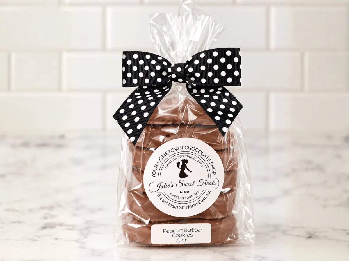 Chocolate Dipped Peanut Butter Cookies